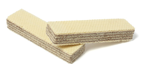 waffle isolated on white background