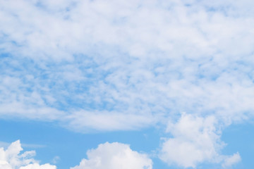 Fototapeta premium blue sky with white clouds