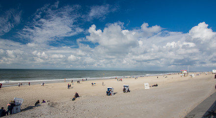 beach on the island of Sylt.