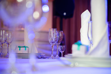 Holiday table setting