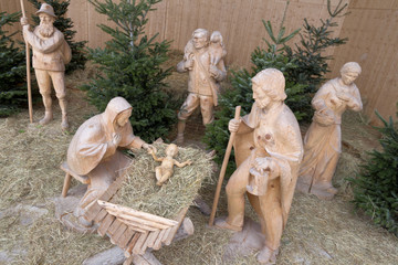 Weihnachtskrippe in Strobl, Österreich