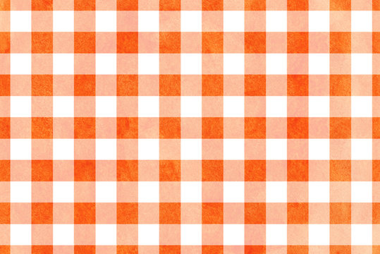Watercolor checked pattern.