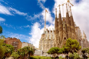 Photo sur Plexiglas Monument La Sagrada Familia, Barcelone.