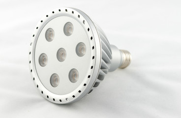 Led bulb isolated on white background