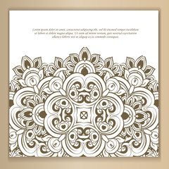 Vintage frame. Decorative vector design elements. 
