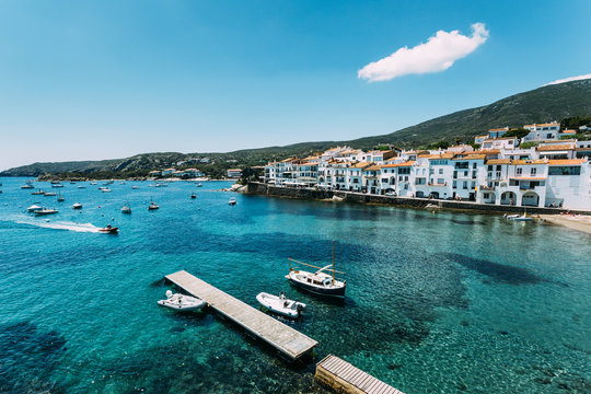 Scenic view of Cadaques village, Spain