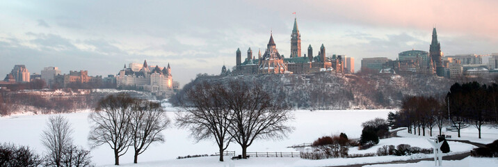 Parliament Hill panorama (Ottawa) - obrazy, fototapety, plakaty