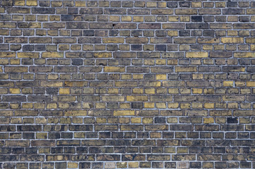 Old Dirty Yellow Brick Wall Texture