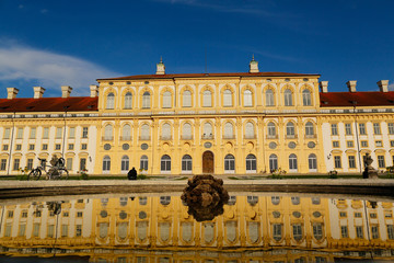 Fototapeta na wymiar Beautiful yellow palace