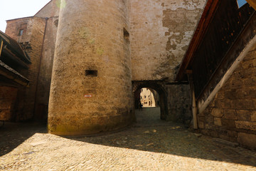 Yard of a castle