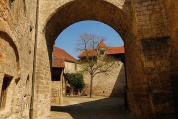 Yard of a castle