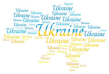 Ukraine vector flag