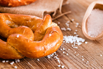 Bavarian pretzels. 