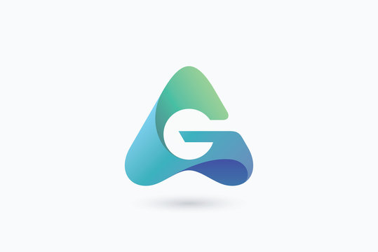 Internet Logo Vector Letter A and G Logo