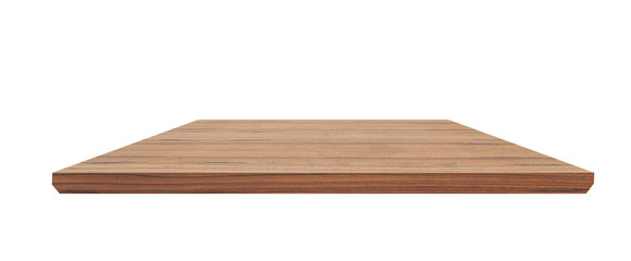 wood Shelf beautiful on white background