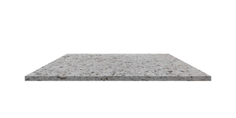 Shelf Terrazzo floor beautiful on white background