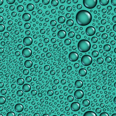 Water drops seamless vector background