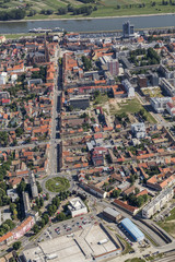 Obraz premium Osijek from the air