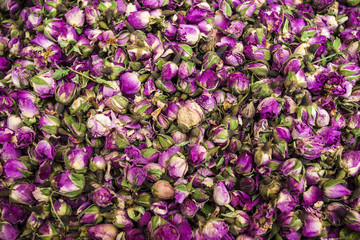 Dry roses background