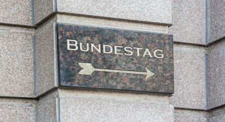 Schild 204 - Bundestag