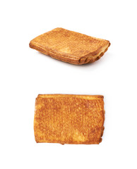 Sweet pastry bun isolated