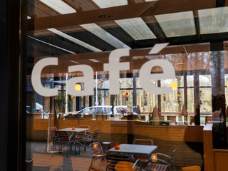 Coffee Shop Cafe Restaurant Sign