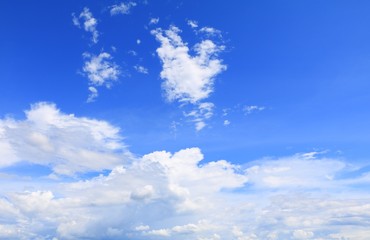 blue sky and cloud beautiful colorful in nature with copy space for add text