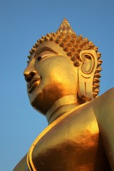 Side view of 'Big Buddha' of Pattaya.