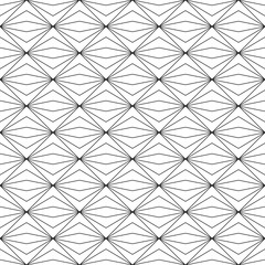 Seamless geometric vector pattern with linear rhombuses.