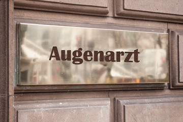 Schild 205 - Augenarzt