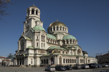 Fototapeta na wymiar Sofia, Aleksandăr Nevski Cathedral
