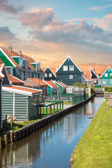 Obraz premium Traditional houses in Holland