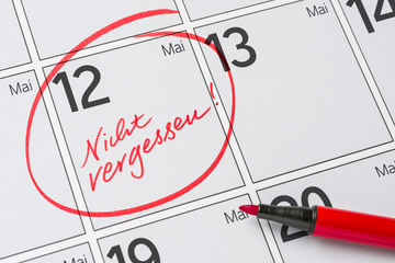 Kalender - 12. Mai