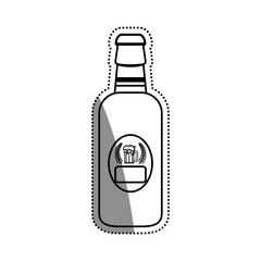 Delicious and cold beer icon vector illustration graphic design