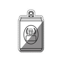 Delicious and cold beer icon vector illustration graphic design