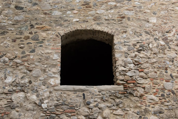 The empty castle window