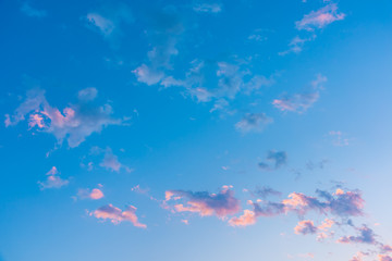 Fototapeta na wymiar blue sky and white cloud on day time.