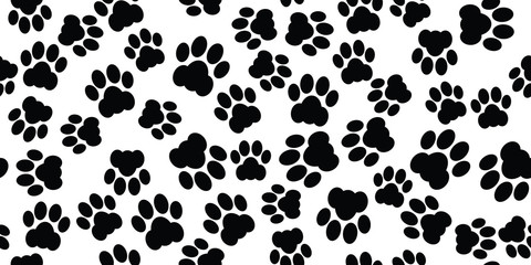 Fototapeta premium cat paw seamless