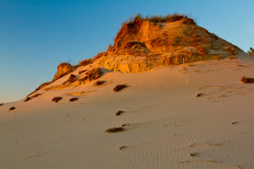 Sunset on the dunes, Slowinski National Park, Poland