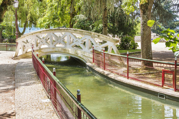 Fototapeta premium Ornamental bridge on the park
