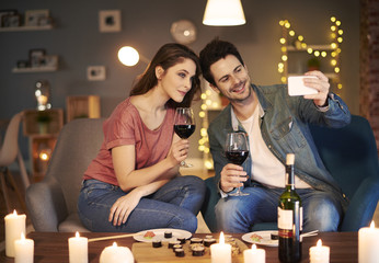 Sharing wonderful time with your other half