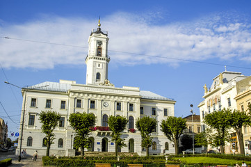 Cernivci, city hall, Ukraine, Western Ukraine