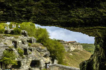 Crimea, Bahcisaraj, Cufut-Kale, cave city, Ukraine