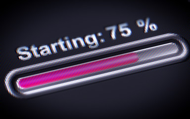 Process of Starting on the screen.