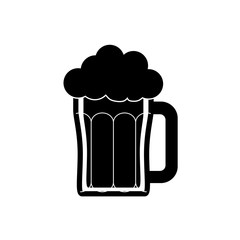 Delicious and cold beer icon vector illustration graphic design