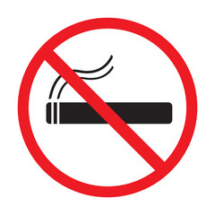 no smoking sign isolated vector