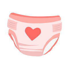 diapers flat icon - 138340845