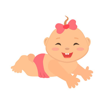 newborn baby flat icon