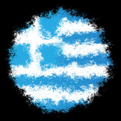 Fototapeta premium National flag of Greece