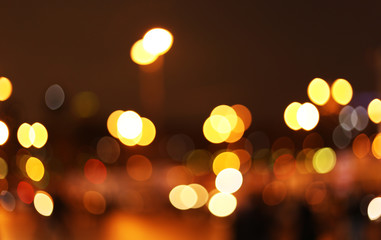 bright lights of the big city night